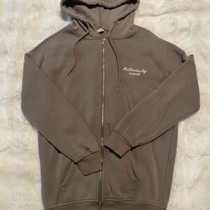 Rue21 Men's Zip-Up Hoodie in Taupe